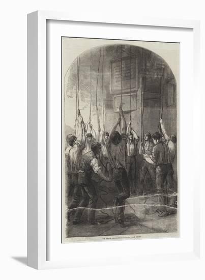 The Peace Rejoicings, Ringing the Bells-null-Framed Giclee Print