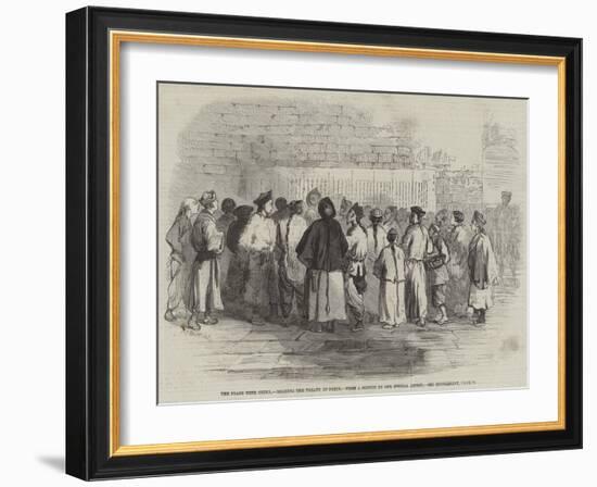 The Peace with China, Reading the Treaty at Pekin-Frederick John Skill-Framed Giclee Print