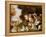 The Peaceable Kingdom, 1832-34 (See also 84503)-Edward Hicks-Framed Premier Image Canvas