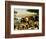 The Peaceable Kingdom, C.1846-47 (Oil on Canvas)-Edward Hicks-Framed Giclee Print