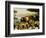 The Peaceable Kingdom, C.1846-47 (Oil on Canvas)-Edward Hicks-Framed Giclee Print