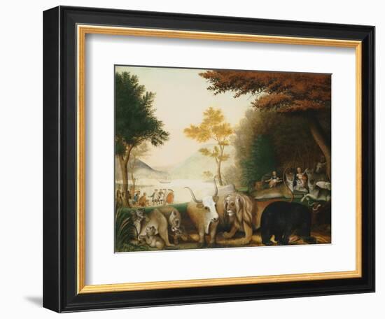 The Peaceable Kingdom-Edward Hicks-Framed Giclee Print