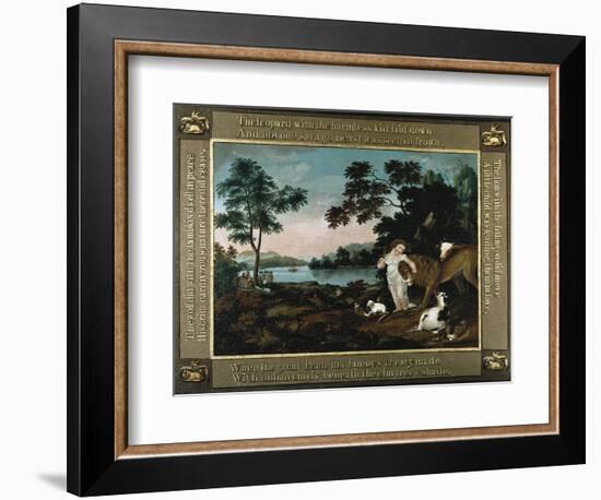 The Peaceable Kingdom-Edward Hicks-Framed Giclee Print