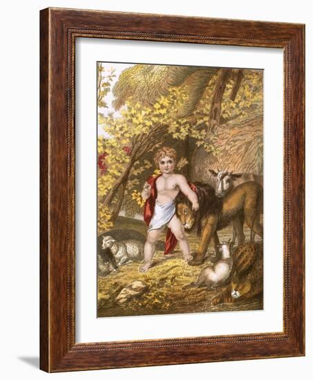 The Peaceable Kingdom-English-Framed Giclee Print