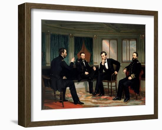 The Peacemakers, 1865-George Peter Alexander Healy-Framed Giclee Print