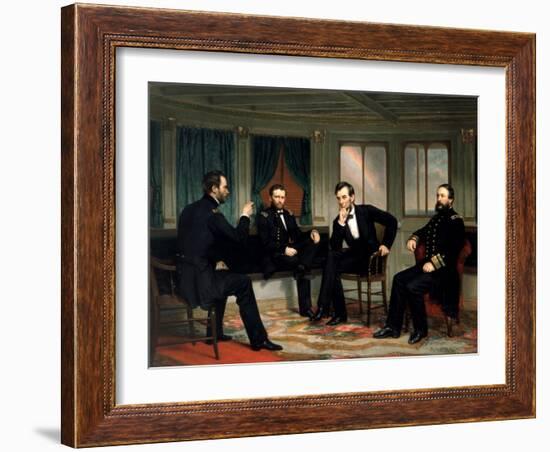 The Peacemakers, 1865-George Peter Alexander Healy-Framed Giclee Print