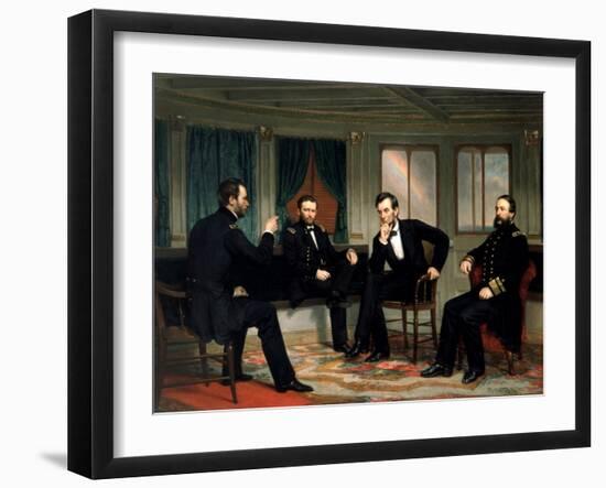 The Peacemakers, 1865-George Peter Alexander Healy-Framed Giclee Print