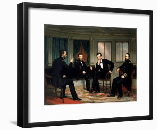 The Peacemakers, 1865-George Peter Alexander Healy-Framed Giclee Print