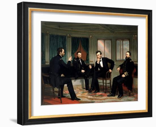 The Peacemakers, 1865-George Peter Alexander Healy-Framed Giclee Print