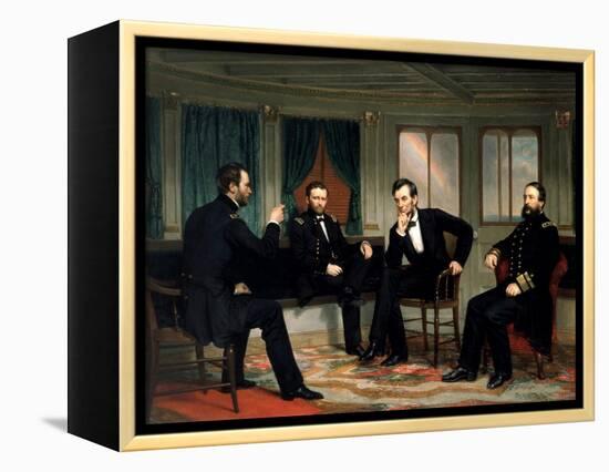 The Peacemakers, 1865-George Peter Alexander Healy-Framed Premier Image Canvas