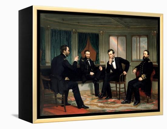 The Peacemakers-George P^A^ Healy-Framed Premier Image Canvas