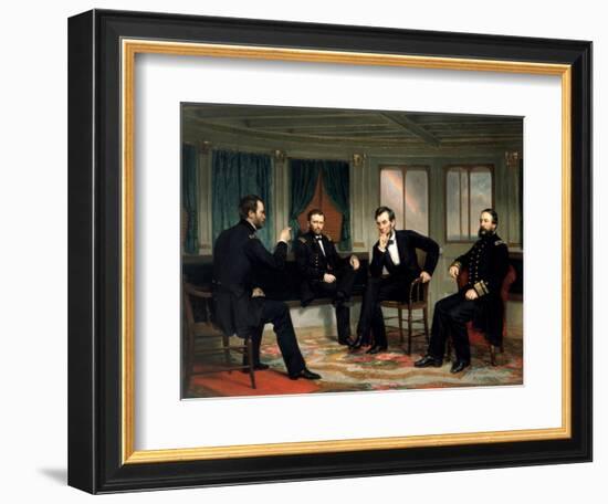 The Peacemakers-George P^A^ Healy-Framed Premium Giclee Print