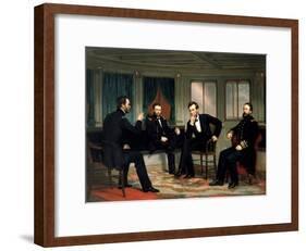 The Peacemakers-George P^A^ Healy-Framed Giclee Print