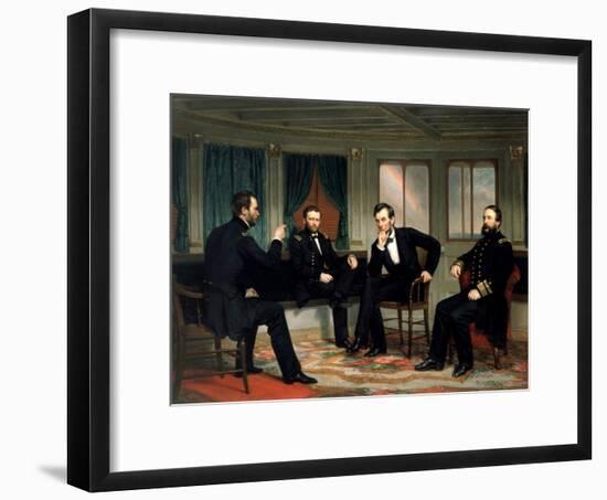 The Peacemakers-George P^A^ Healy-Framed Giclee Print