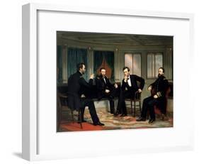 The Peacemakers-George P^A^ Healy-Framed Giclee Print