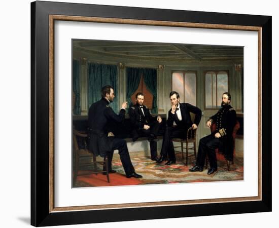 The Peacemakers-George P^A^ Healy-Framed Giclee Print