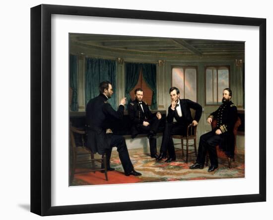 The Peacemakers-George P^A^ Healy-Framed Giclee Print