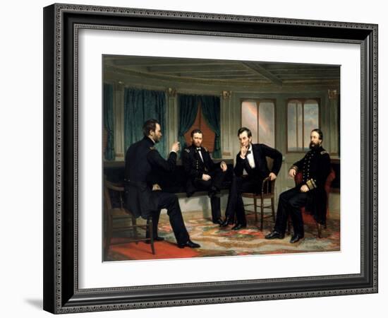 The Peacemakers-George P^A^ Healy-Framed Giclee Print