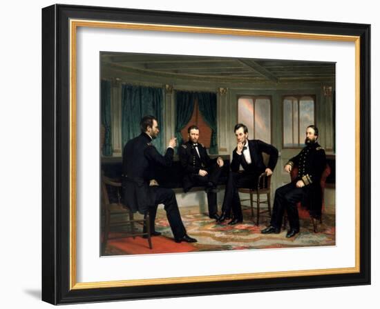 The Peacemakers-George P^A^ Healy-Framed Giclee Print