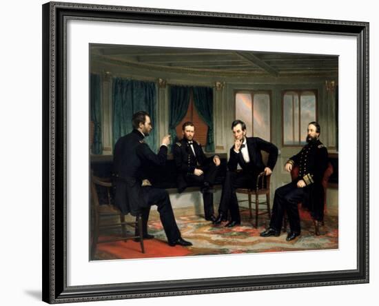 The Peacemakers-George P^A^ Healy-Framed Giclee Print