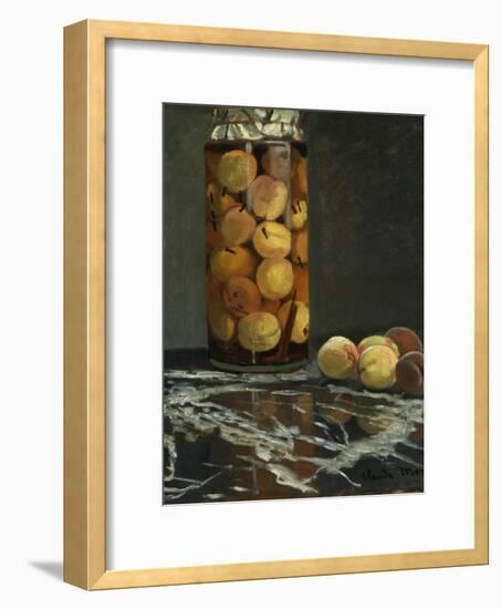 The Peach Glass, 1866-Claude Monet-Framed Giclee Print