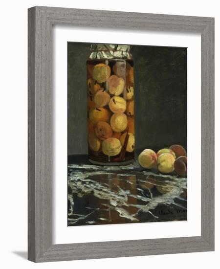 The Peach Glass, 1866-Claude Monet-Framed Giclee Print