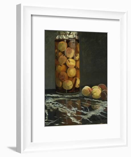 The Peach Glass, 1866-Claude Monet-Framed Giclee Print