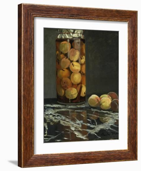 The Peach Glass, 1866-Claude Monet-Framed Giclee Print