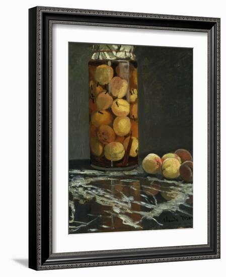 The Peach Glass, 1866-Claude Monet-Framed Giclee Print