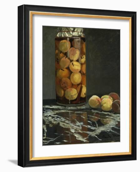 The Peach Glass, 1866-Claude Monet-Framed Giclee Print