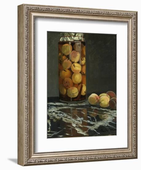 The Peach Glass, 1866-Claude Monet-Framed Giclee Print