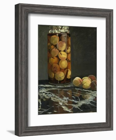 The Peach Glass, 1866-Claude Monet-Framed Giclee Print