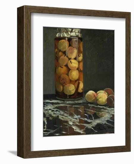 The Peach Glass, 1866-Claude Monet-Framed Giclee Print