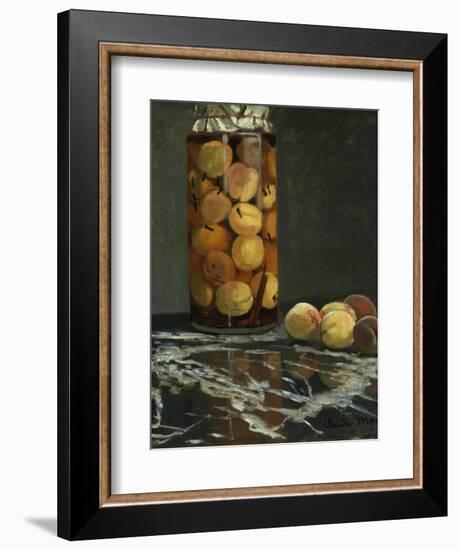 The Peach Glass, 1866-Claude Monet-Framed Giclee Print