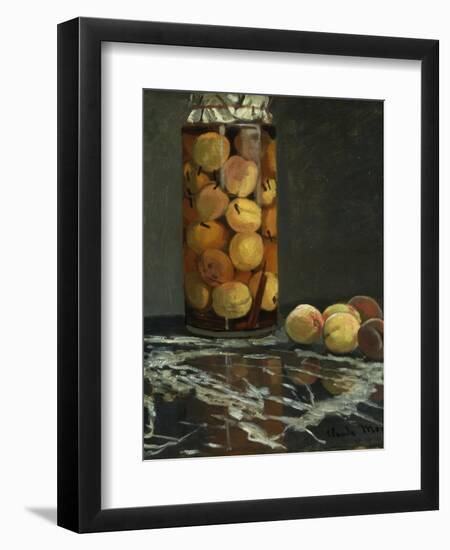 The Peach Glass, 1866-Claude Monet-Framed Giclee Print