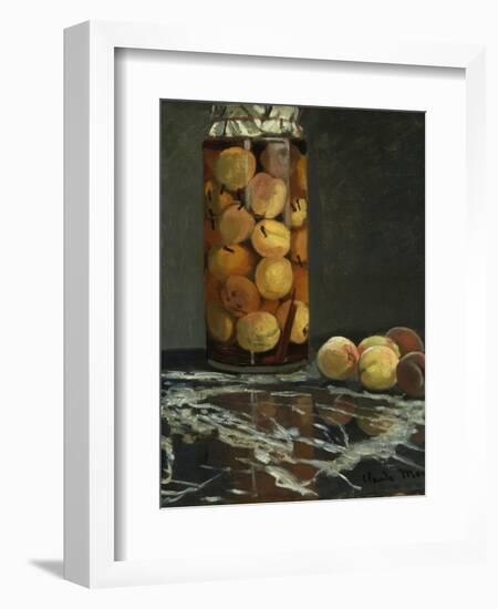 The Peach Glass, 1866-Claude Monet-Framed Giclee Print