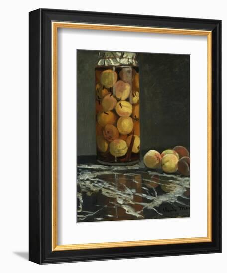 The Peach Glass, 1866-Claude Monet-Framed Giclee Print