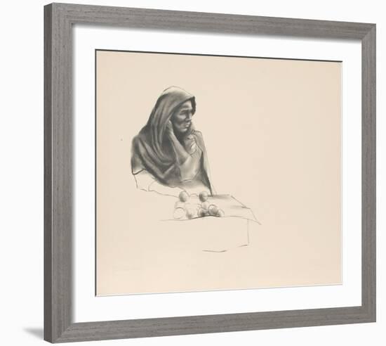 The Peach Woman-Harry McCormick-Framed Collectable Print