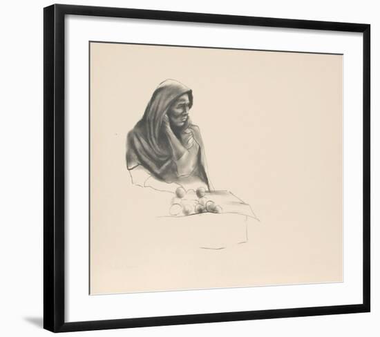 The Peach Woman-Harry McCormick-Framed Collectable Print