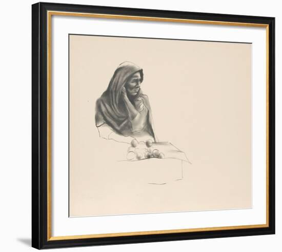 The Peach Woman-Harry McCormick-Framed Collectable Print