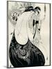 The Peacock Girl, 1893-Aubrey Beardsley-Mounted Giclee Print