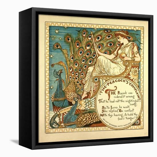 The Peacock's Complaint-null-Framed Premier Image Canvas