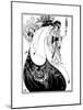 The Peacock Skirt-Aubrey Beardsley-Mounted Art Print