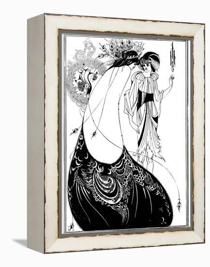 The Peacock Skirt-Aubrey Beardsley-Framed Premier Image Canvas