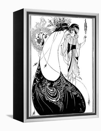 The Peacock Skirt-Aubrey Beardsley-Framed Premier Image Canvas