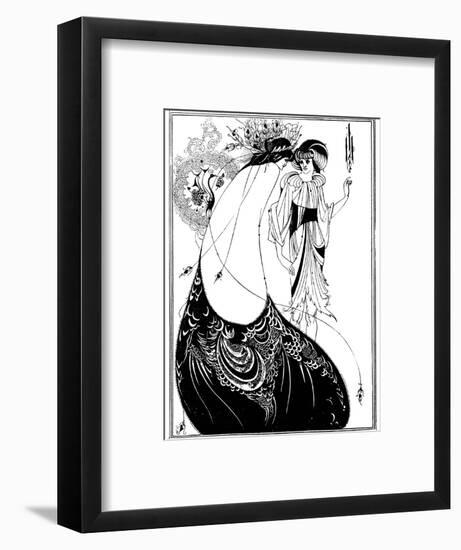 The Peacock Skirt-Aubrey Beardsley-Framed Photographic Print