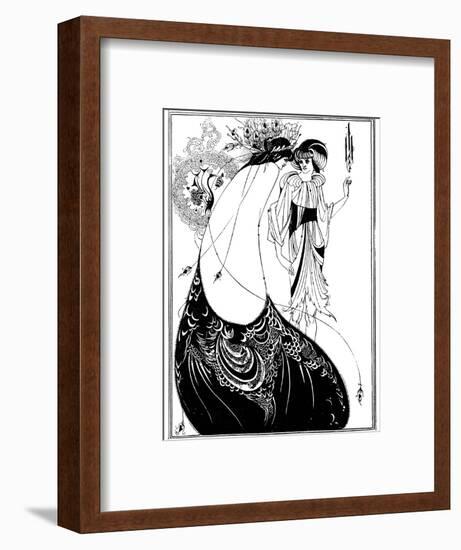 The Peacock Skirt-Aubrey Beardsley-Framed Photographic Print