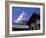 The Peak of the Matterhorn Mountain Towering Above Chalet Rooftops, Swiss Alps, Switzerland-Ruth Tomlinson-Framed Photographic Print