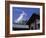 The Peak of the Matterhorn Mountain Towering Above Chalet Rooftops, Swiss Alps, Switzerland-Ruth Tomlinson-Framed Photographic Print