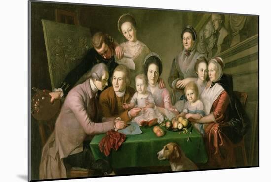 The Peale Family, C.1770-3-Charles Willson Peale-Mounted Giclee Print
